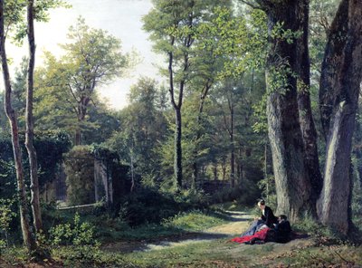 Blick auf Bellevue bei Meudon, 1852 von Edouard Cibot